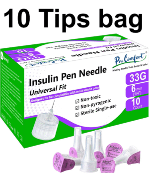 ProComfort Pen Tip - 33G, 1/4" (6mm)